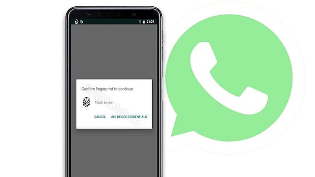 WhatsApp pone a prueba el bloqueo con huella dactilar