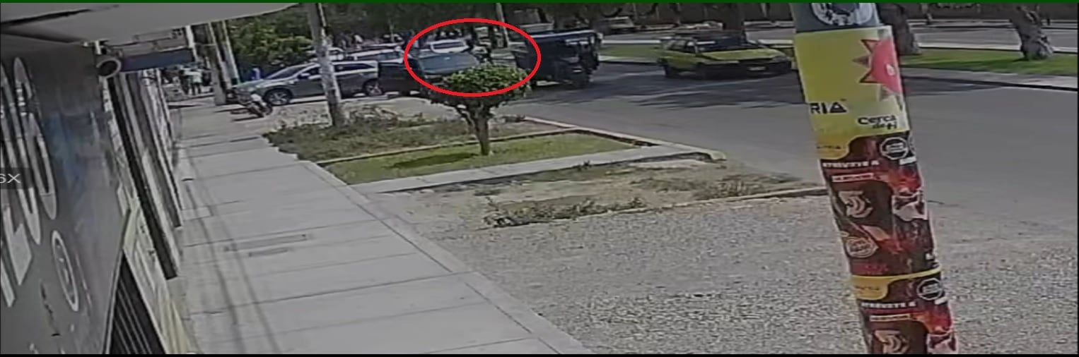 La víctima estaba en compañía de su pareja cuando apareció atacante por la avenida Antenor Orrego.