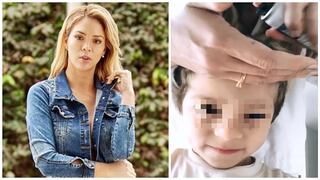 Sheyla Rojas se pronuncia ante críticas por teñir el cabello de su hijo (VIDEO)