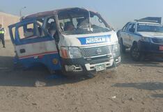 Trujillo: Cancelan licencia de por vida a conductor de combi que causó accidente y dejó tres fallecidos