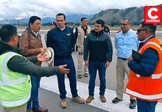 Presidente de la República, José Jerí llega al aeropuerto de Jauja