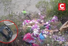 Conductor que llevaba flores para difuntos de Huancayo hacia Ayacucho desaparece en el río Mantaro