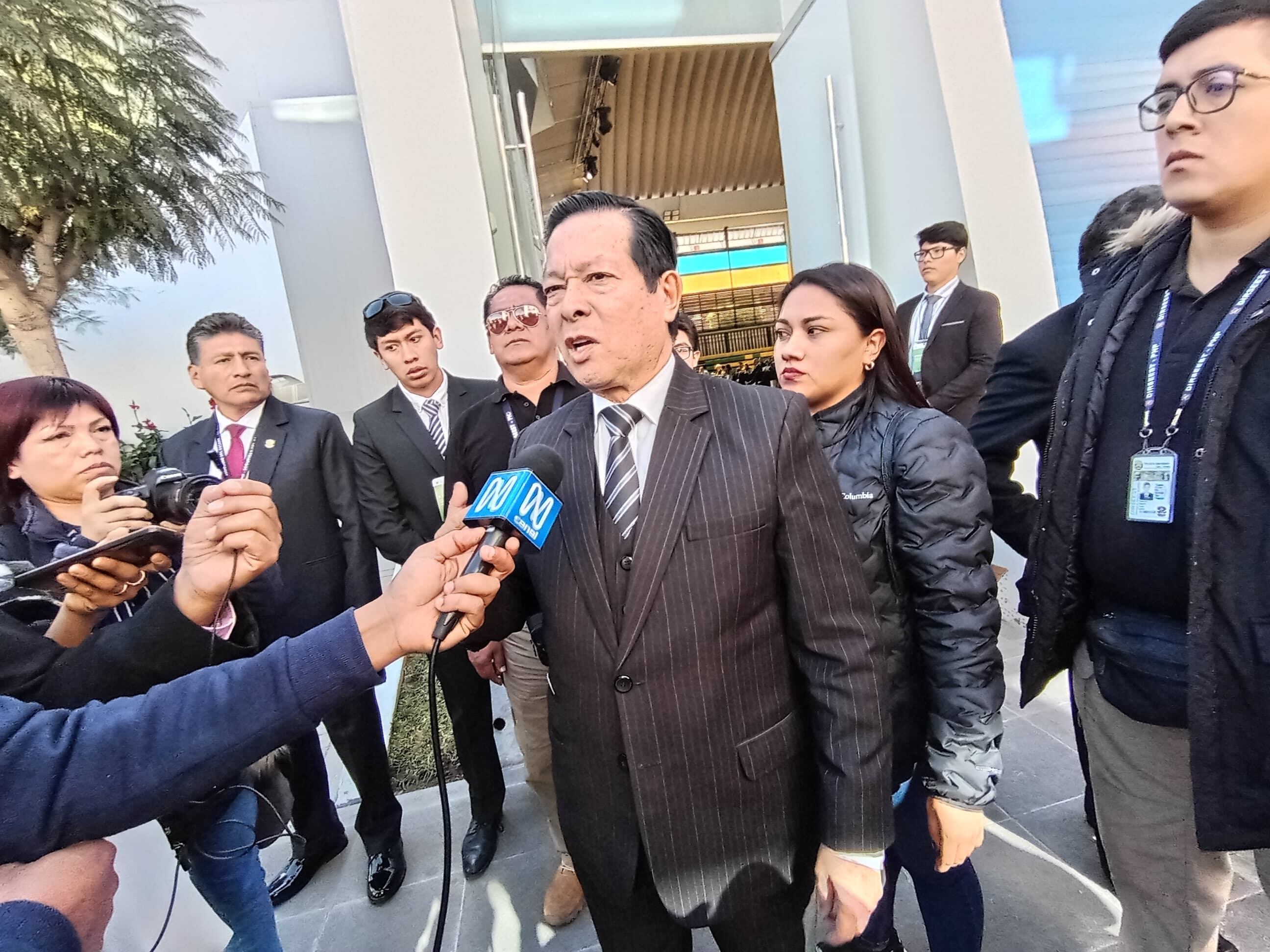 El ministro de Justicia y Derechos Humanos, Eduardo Arana Ysa. Foto: GEC.