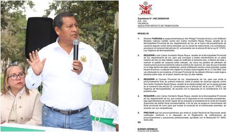 Jurado Nacional de Elecciones declara fundada queja contra el alcalde de Ica, Carlos Reyes