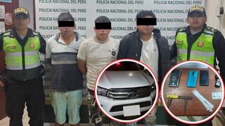 La Libertad: Recuperan camioneta robada e intervienen a tres hombres en Virú