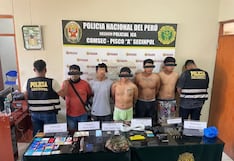 Cayeron “Los Malditos de Pisco” con armas de fuego, drogas y explosivos