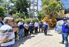 Piura: Entregan tanque y mangueras para almacenar agua en Catacaos