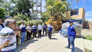 Piura: Entregan tanque y mangueras para almacenar agua en Catacaos