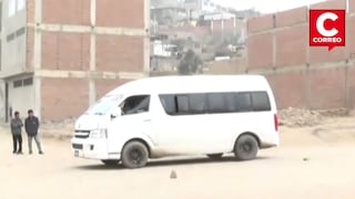 Mujer de 60 años pierde la vida en ataque a balazos contra miniván en Manchay (VIDEO)