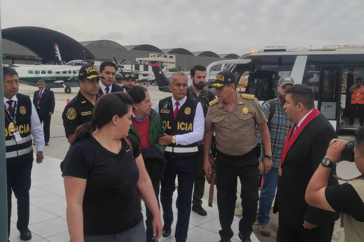 La Fiscalía pide 20 años y seis meses de cárcel para el expresidente Toledo. (Foto: Policía Nacional del Perú)