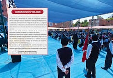 Postergan inicio de clases en colegios privados y de convenio por emergencia en Arequipa