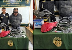 Chincha: tras fuego cruzado detienen a “pelao” que llevaba autopartes de vehículos