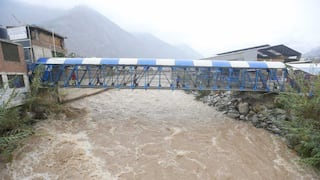 Senamhi informó que caudal del río Rímac superó alerta roja y estuvo próximo al desborde