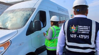Operativo contra el transporte informal en Trujillo