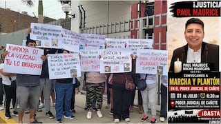 Exigen justicia para Paul Rocha, que fue asesinado hace mas de dos meses en Cañete