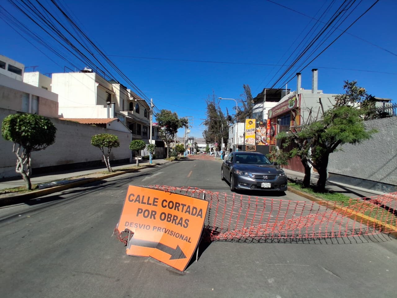 Trabajos de renovación en avenida Ricardo Palma, en Umacollo. (Foto: Flor Barrios/@photo.gec)