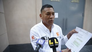 Samuel Daza denuncia a López Aliaga ante el JNE por presunta coacción antes del debate