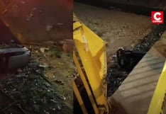SJL: camioneta cayó al río Rímac tras violento choque y dejó siete heridos