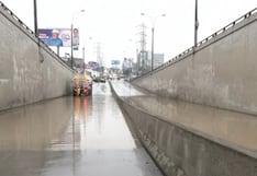 Bypass de Nueva Esperanza vuelve a inundarse por llovizna en Villa María del Triunfo