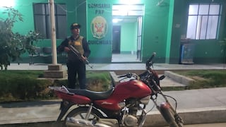 Moto robada en Huancayo es encontrada abandonada por la Policía en Quichuas - Huancavelica