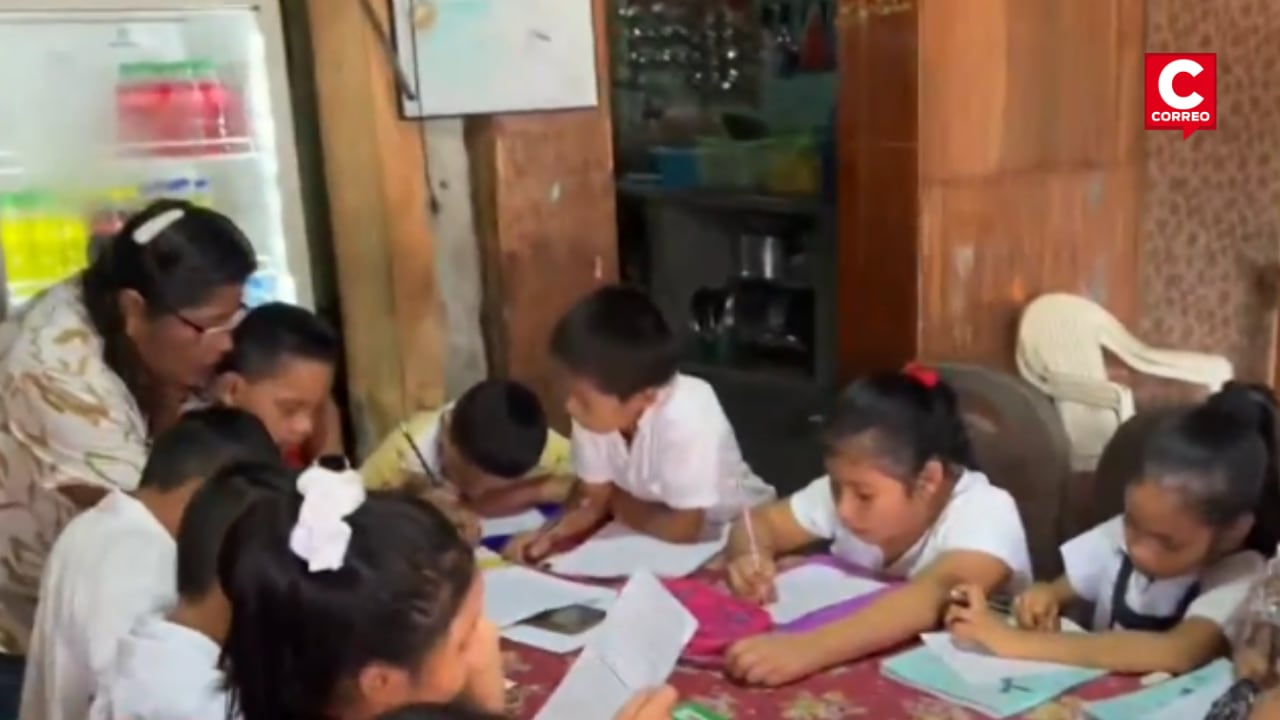 Desde el inicio del año escolar, alumnos del colegio Juan José Bardales en Loreto estudian en condiciones precarias. Padres exigen solución inmediata.