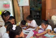 Iquitos: estudiantes de colegio público reciben clases en un bar por falta de infraestructura