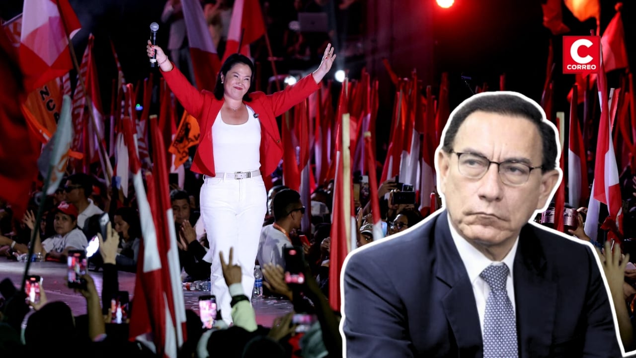 Martín Vizcarra se pronuncia tras victoria electoral de Keiko Fujimori: “Espero que esté a la altura”. Composición: Diario Correo.