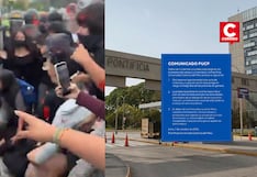PUCP se pronuncia tras intervención policial en exteriores del campus