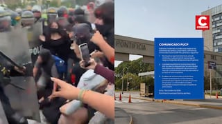 PUCP se pronuncia tras intervención policial en exteriores del campus