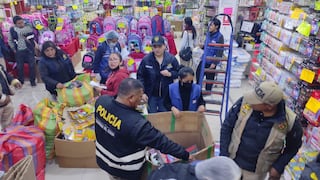 Retienen a menores por presunto hurto de útiles escolares en Huancayo