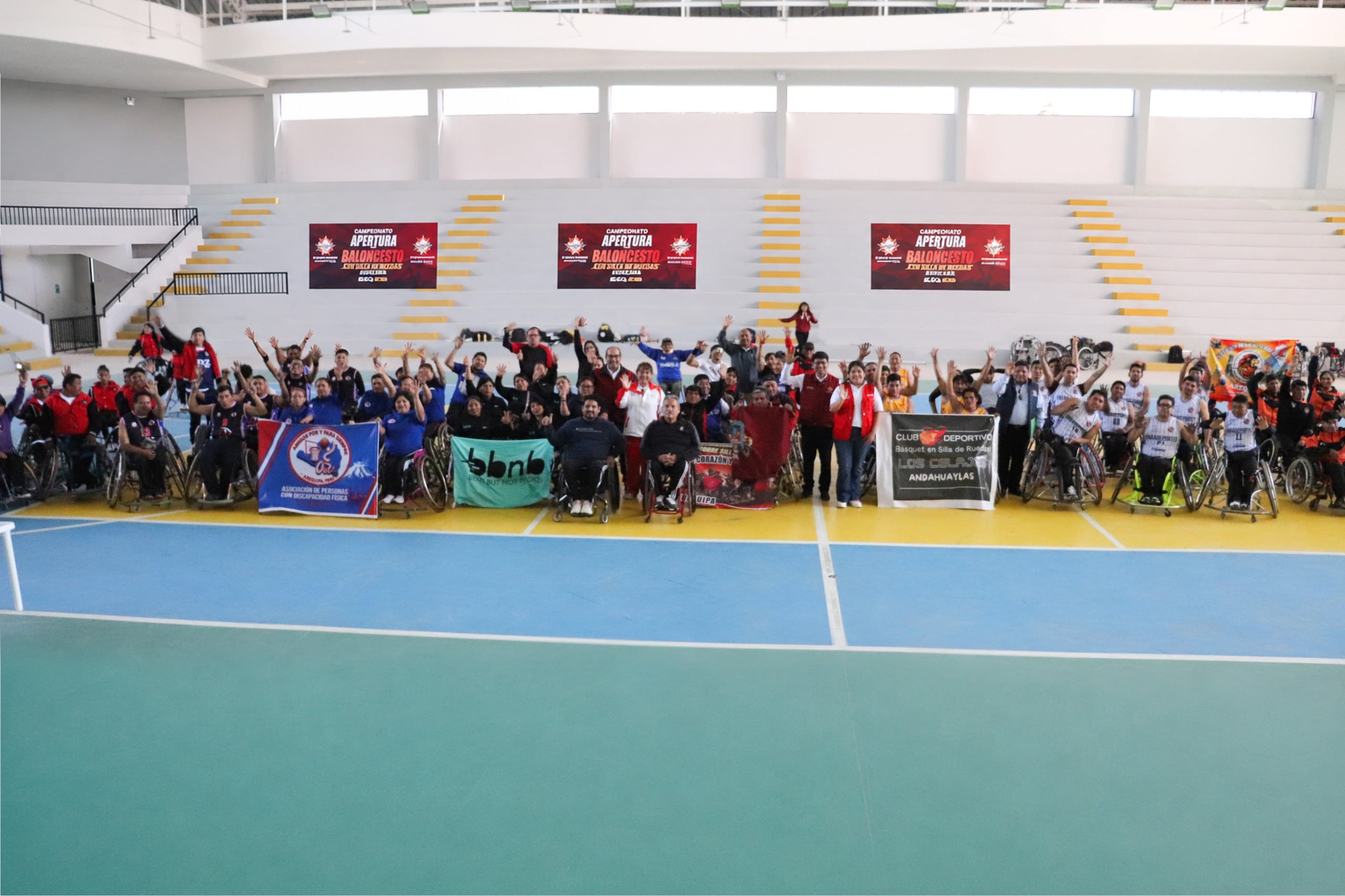 Inauguraron campeonato de Apertura de Baloncesto sobre Sillas de Ruedas – Zona Sur 2026, en Arequipa. Foto: GRA.