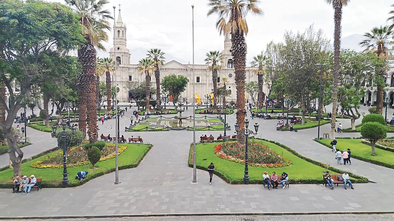 Plaza de Armas de Arequipa. (Foto: Álvaro Figueroa/@photo.gec)