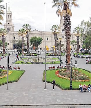 Plaza de Armas de Arequipa. (Foto: Álvaro Figueroa/@photo.gec)