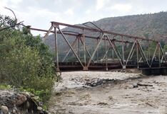 La Libertad: Puente Chuquillanqui a punto de caerse por la crecida del río y la antigüedad de sus estructuras