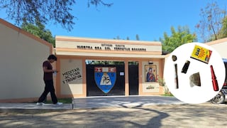 La policía incauta drogas y armas en doce colegios de Piura