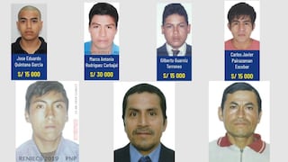 Los más buscados: Siete requisitoriados por violación en región La Libertad