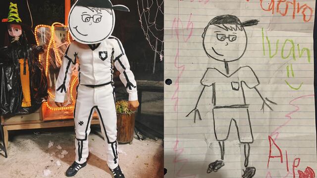 México: profesor rinde homenaje a su alumna fallecida disfrazándose del dibujo que le hizo