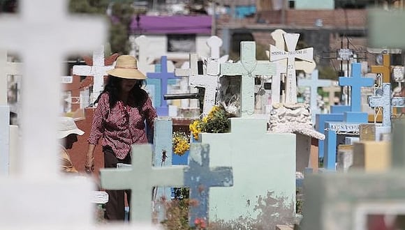 Visita al cementerio de La Apacheta por Día de la Madre. (FOTO: GEC )