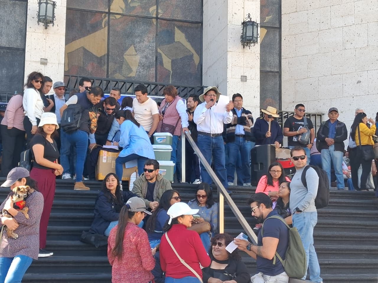 Paro judicial deja sin atención a usuarios de la Corte Superior de Justicia de Arequipa (Foto: Flor Barrios/@photo.gec)