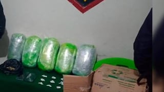La Libertad: Caen dos hombres que transportaban 21 kilos de marihuana en Virú