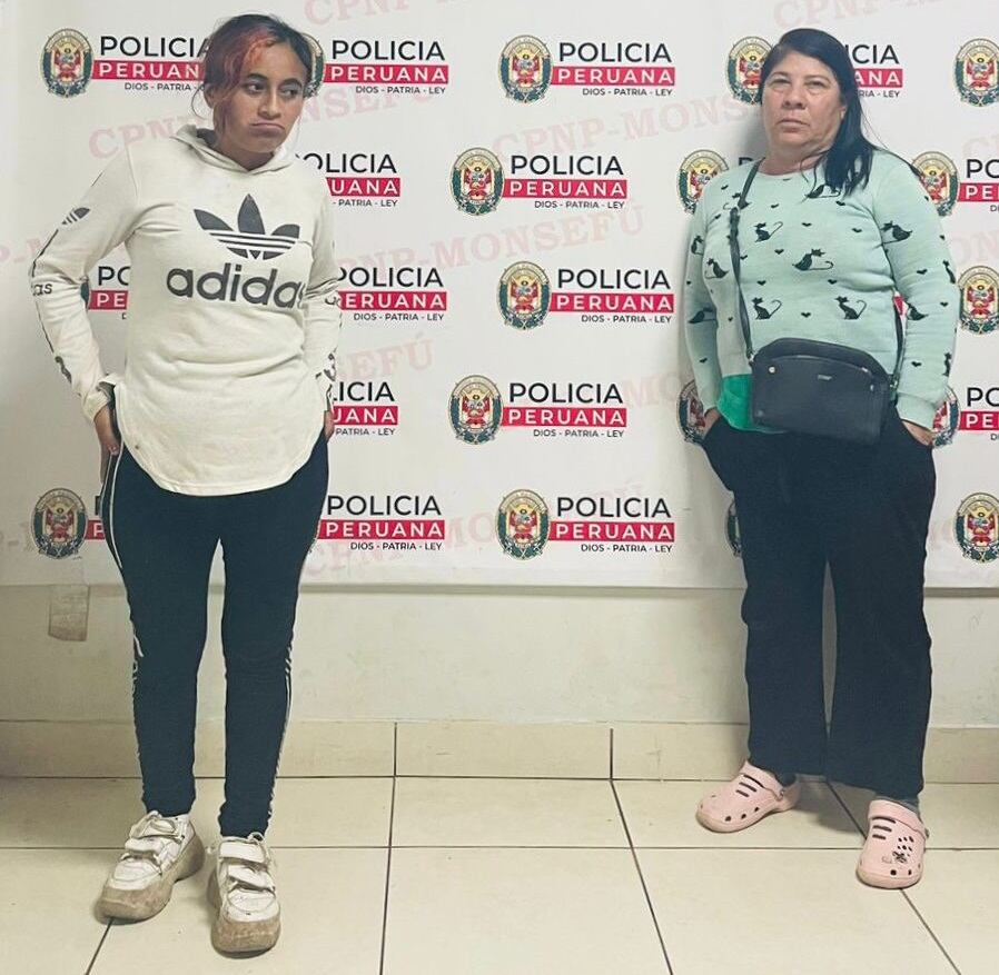 Detenidos en la comisaría.