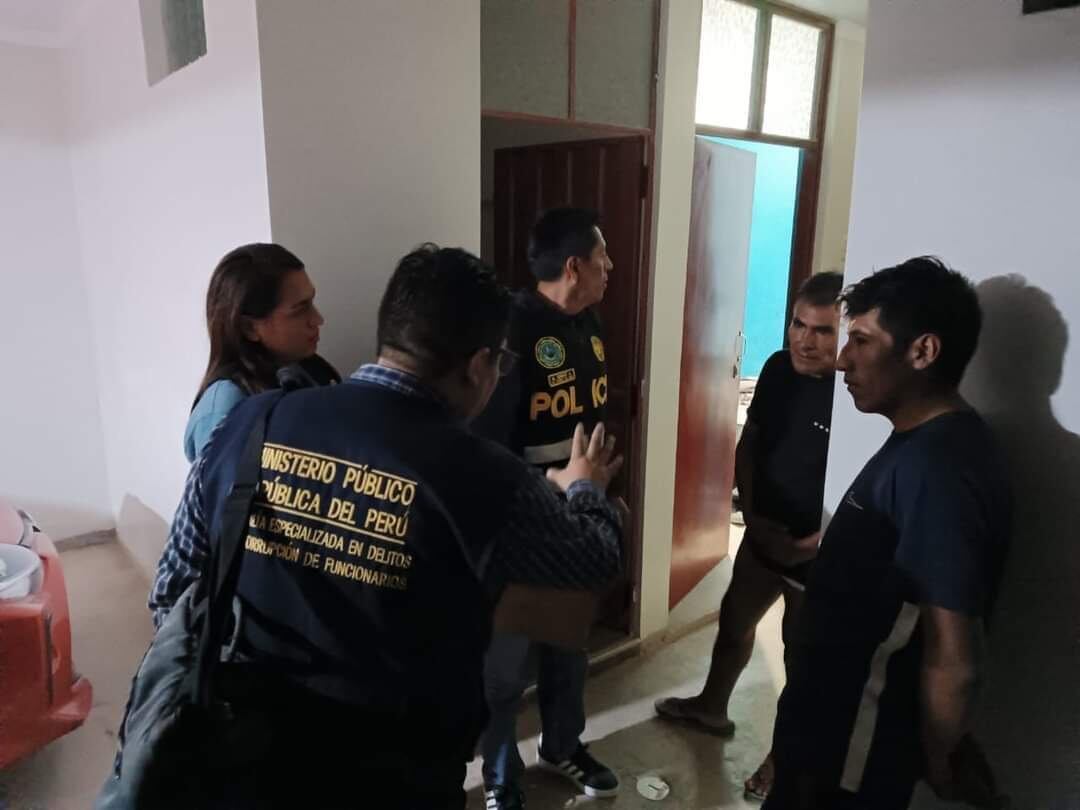 Operación policial en horas de la madrugada. Foto: cortesía.