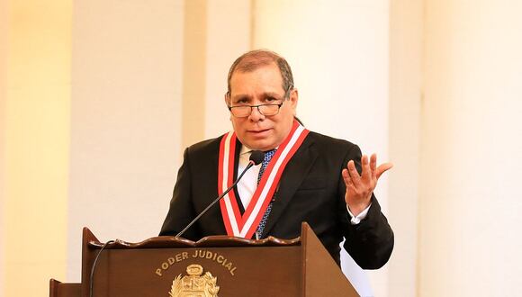 Presidente del PJ, Javier Arévalo, cuestionó el accionar del Ministerio Público. (Foto: Difusión)