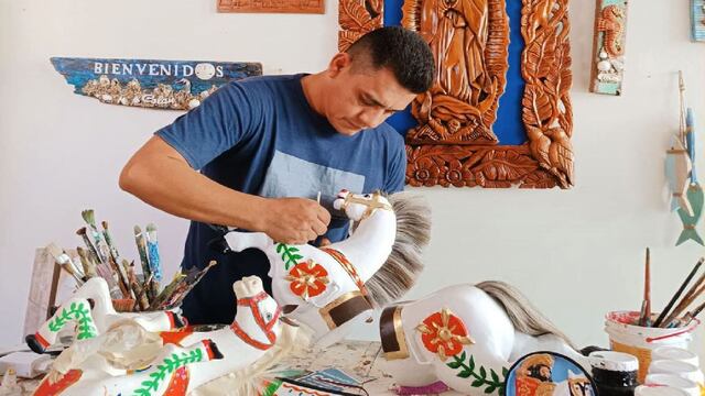 Piura: Un artista que busca el rescate de la cultura prehispánica de su pueblo