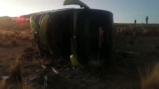 Puno: Un fallecido y más de 20 heridos tras el choque de vehículos