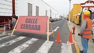 Trujillo: Cierre de vías en el centro histórico será por tramos