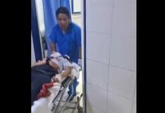 Menor es hospitalizada tras caerle letrero publicitario de hotel en Huánuco