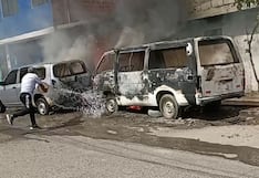 Tacna: Dos vehículos destruidos y dos casas afectadas deja extraño incendio