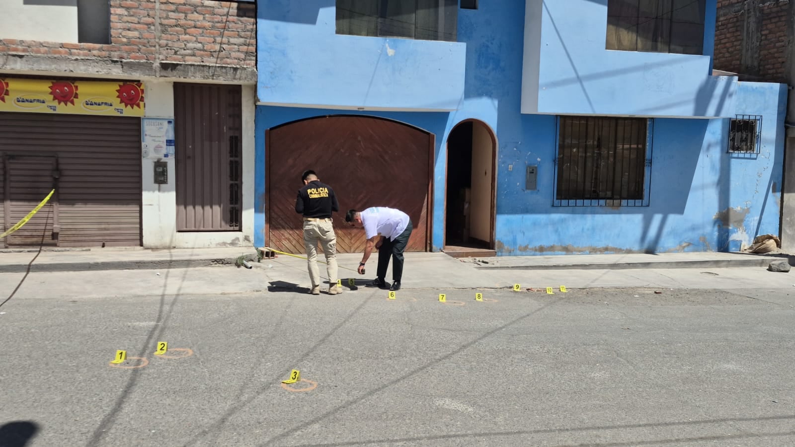 Delincuentes asesinan a balazos a hombre frente a su hijo en Arequipa (Foto: Pedro Torres/@photo.gec)