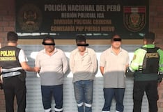 Chincha: intervienen a tres sujetos por presunto robo de cables en la zona alta de Pueblo Nuevo